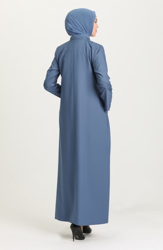 Dark Blue Abaya 1579-05