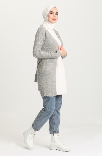 Gray Cardigans 55220A-05