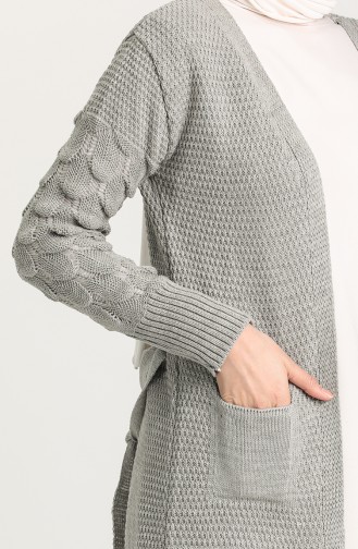 Gray Cardigans 55220A-05