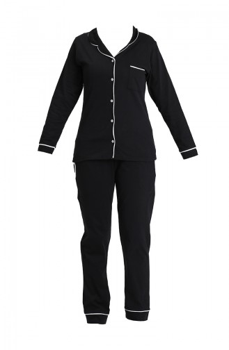 Black Pyjama 2717-01
