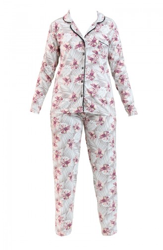 Grau Pyjama 2726