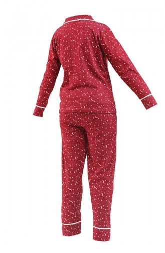 Claret Red Pajamas 2728