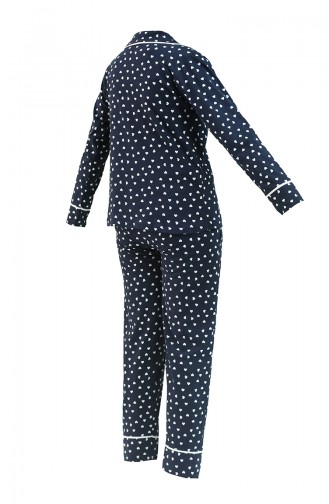 Navy Blue Pyjama 2730