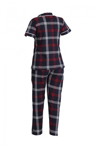 Dunkelblau Pyjama 2807