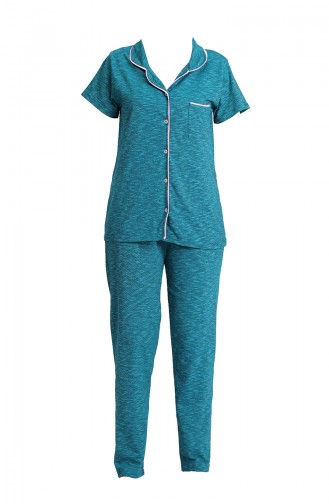 Türkis Pyjama 2814