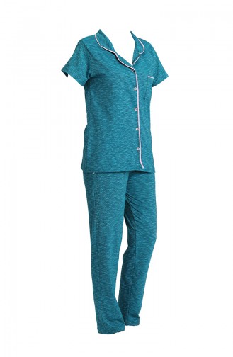 Türkis Pyjama 2814