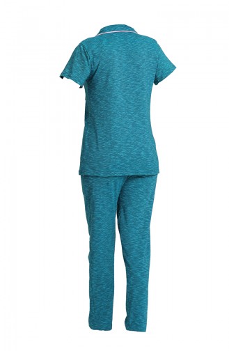 Turquoise Pajamas 2814