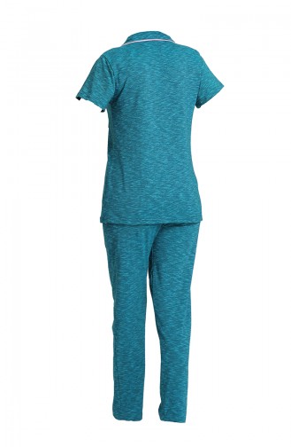 Pyjama Turquoise 2814