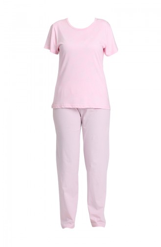 Bayan Pijama Takımı 3307 Pembe