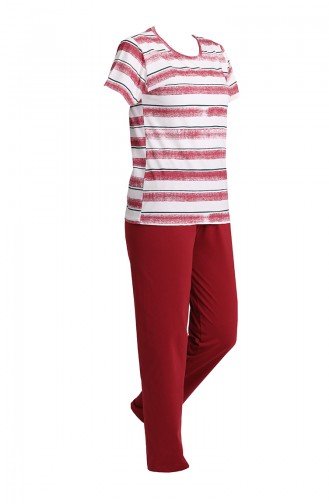 Claret Red Pajamas 3309