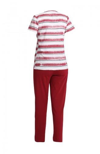 Claret Red Pajamas 3309