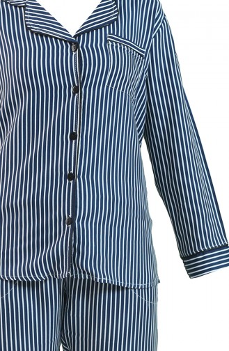 Navy Blue Pyjama 1357-01