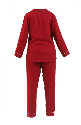 Claret Red Pajamas 1544-01