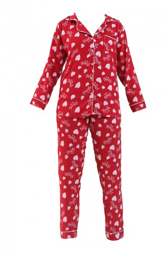 Claret Red Pajamas 1545-01