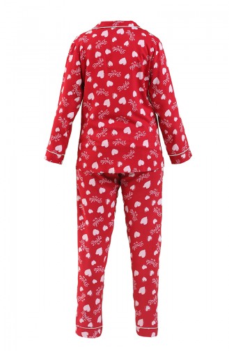 Claret Red Pajamas 1545-01