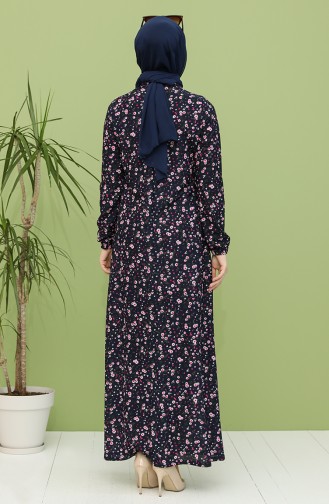 Robe Hijab Bleu Marine 1111-04