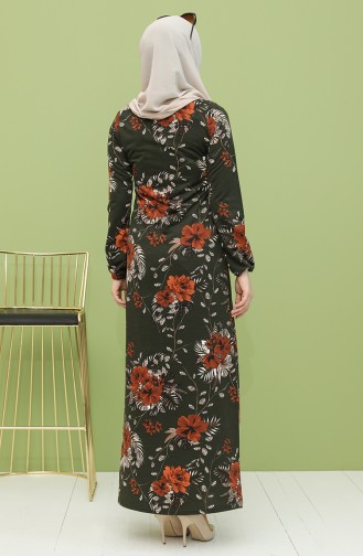 Robe Hijab Khaki 8891-02