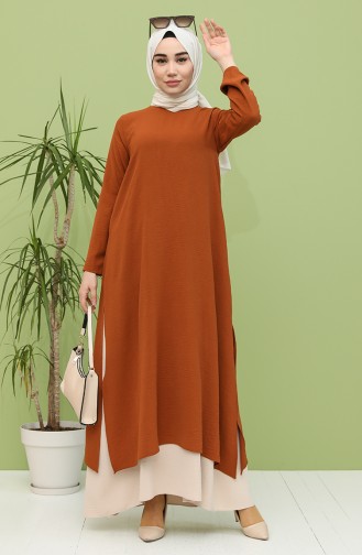 Robe Hijab Tabac 6550-01