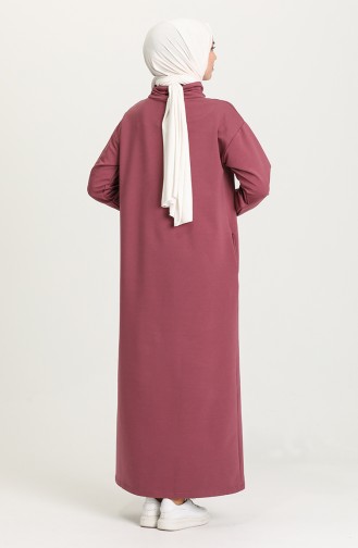Dusty Rose Hijab Dress 211572-01