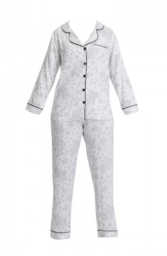 Grau Pyjama 1350-01