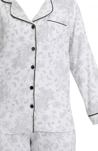 Grau Pyjama 1350-01