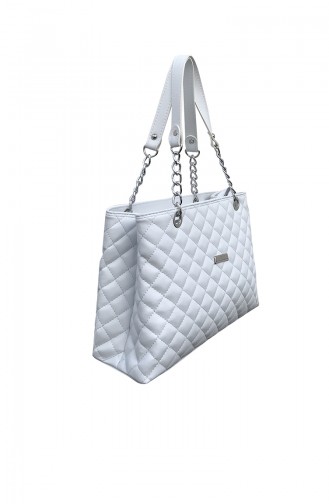 Sac D`épaule Blanc 8001-14