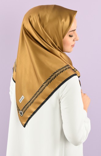 Karaca Twill Eşarp 90776-08 Siyah Gold