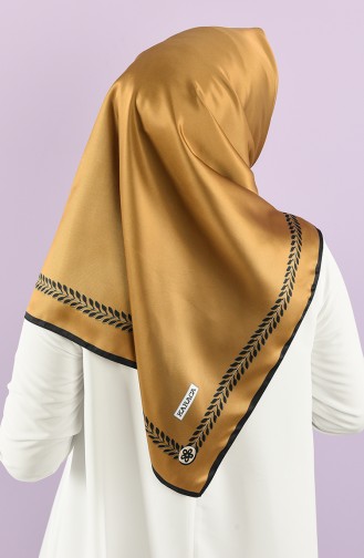 Karaca Twill Eşarp 90776-08 Siyah Gold