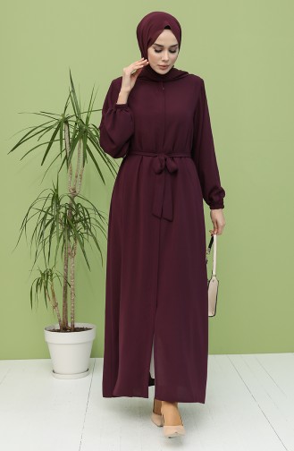 Plum Abaya 5084-03