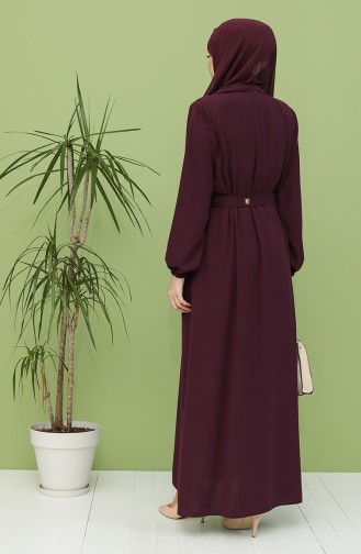 Abayas Plum 5084-03