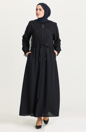 Abayas Bleu Marine 0148-05