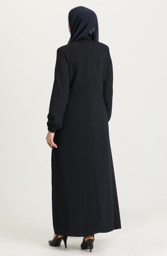 Navy Blue Abaya 0148-05