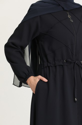 Abayas Bleu Marine 0148-05