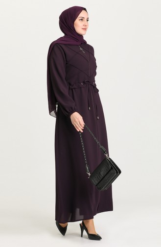 Purple Abaya 0148-06