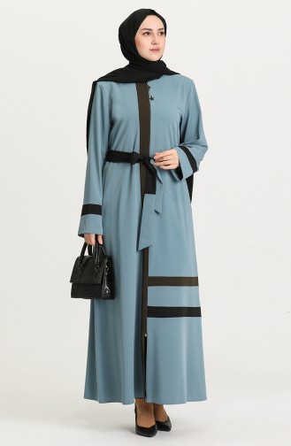 Abayas Bleu menthe 0161-02