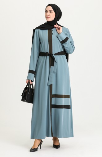 Mint Blue Abaya 0161-02