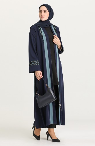 Navy Blue Abaya 2008-05