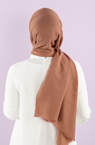 Soft Jakarlı Şal 15250-20 Camel