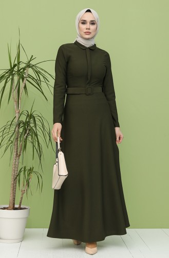 Tan Hijab Dress 0550-08