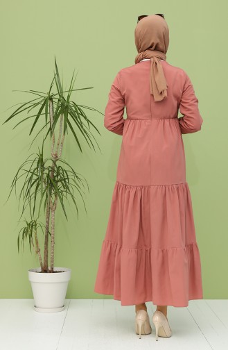 Robe Hijab Pelure d`oignon 4352-03