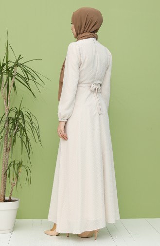 Robe Hijab Crème 4354-04