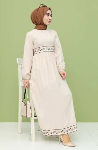 Robe Hijab Beige 21Y8235-05