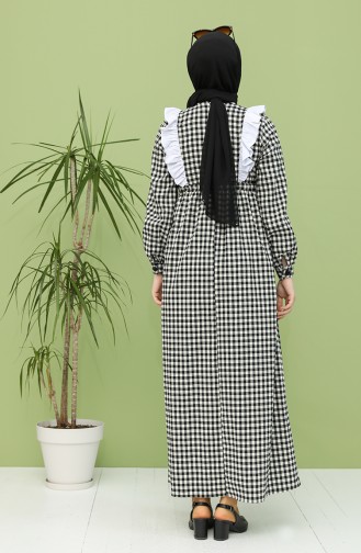 White Hijab Dress 21Y8293-01
