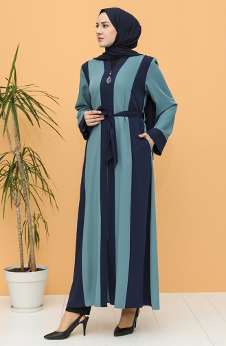 Abayas Pétrole 0160-06