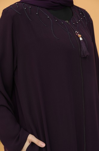 Purple Abaya 1582-04