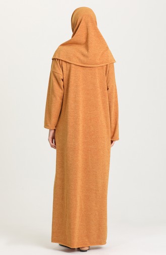 Robe de Prière Moutarde 1145-01