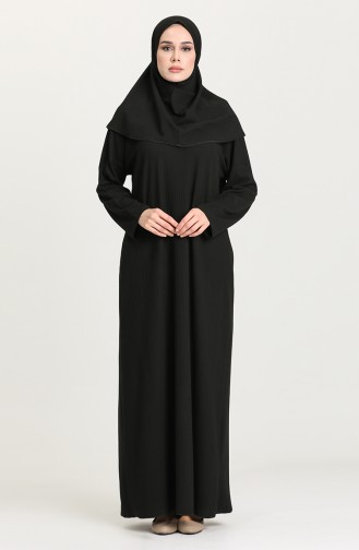 Black Praying Dress 1146-01