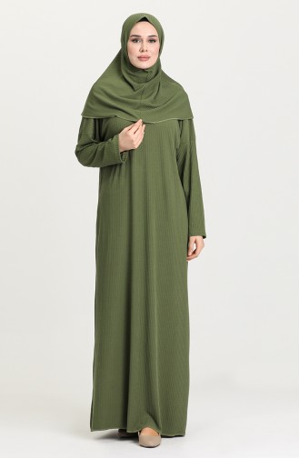 Khaki Praying Dress 1146-02