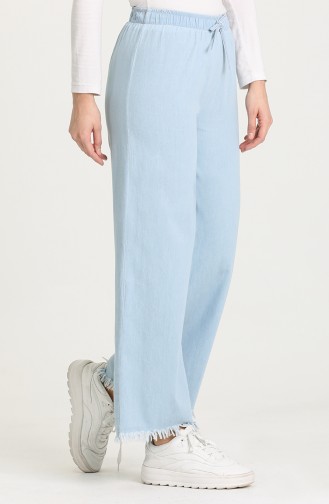 Pantalon Bleu Glacé 4056-01