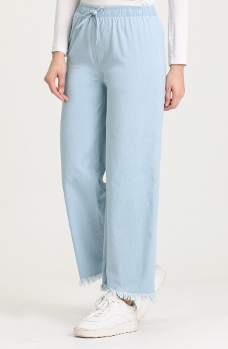Pantalon Bleu Glacé 4056-01